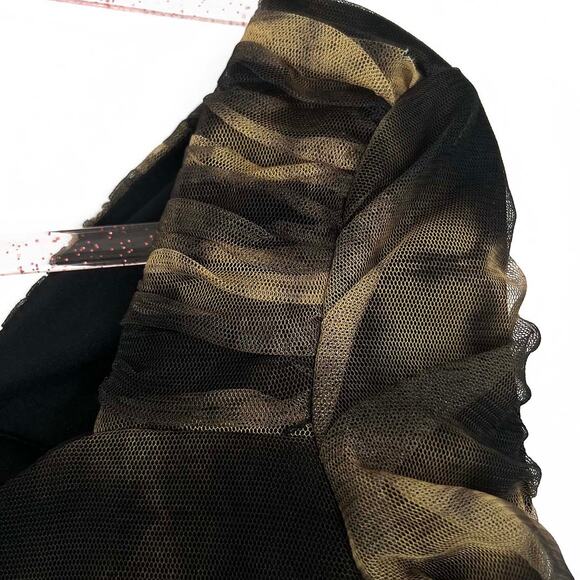 ZARA Corsetry Tulle Crop Top Size X-Small NWT - Picture 6 of 9